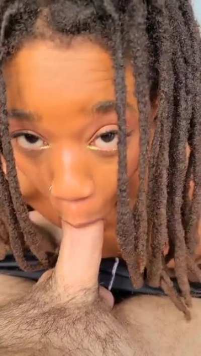 Would you paint my face with your dick if I can make you cum with my lips?