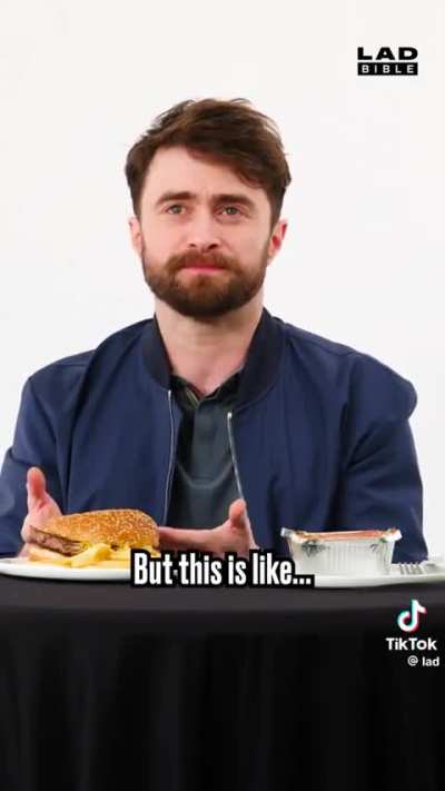 Daniel Radcliffe’s Snack War Choice Between Cheeseburger Or Cottage Pie
