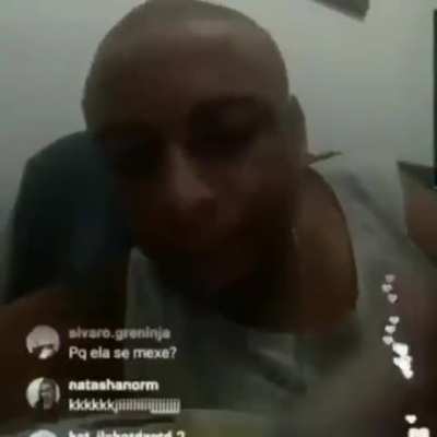 A cabe&ccedil;a do cara