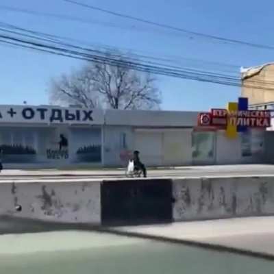 Police chase in Russia.