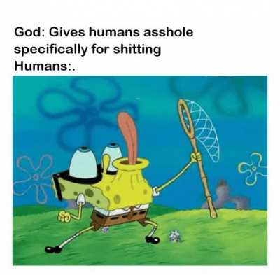 God's very disappointed guys