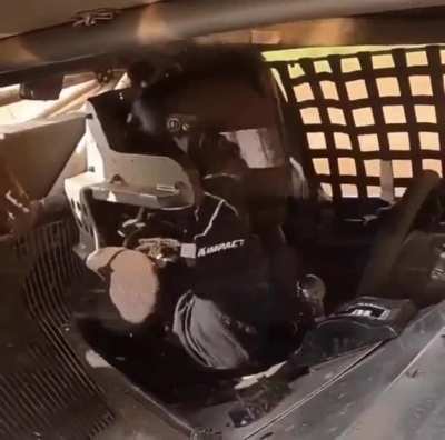 Rally driver’s disposable helmet screens