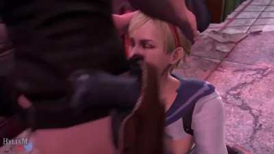 Sherry Birkin Sloppy Face Fuck (Hyliam)