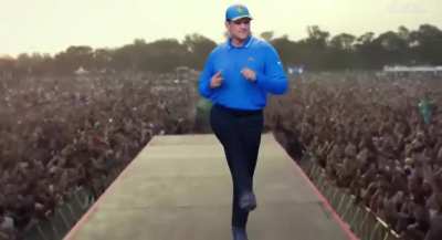 Jim Harbaugh after spending the 5th overall pick on an offensive tackle.