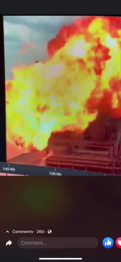 June 3rd 2023. Calcasieu Refinery Lightning Strike Explosion.