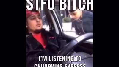 Yo i be listening to Chungking express soundtrack doe