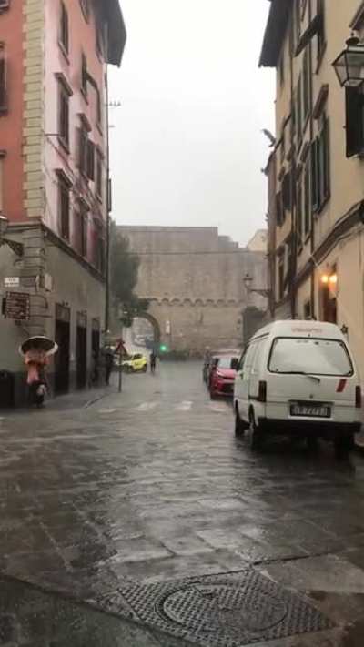 I couldn&rsquo;t have asked for better weather when I went to Florence (pre-Covid). I like to think we&rsquo;re all the guy walking down the road.