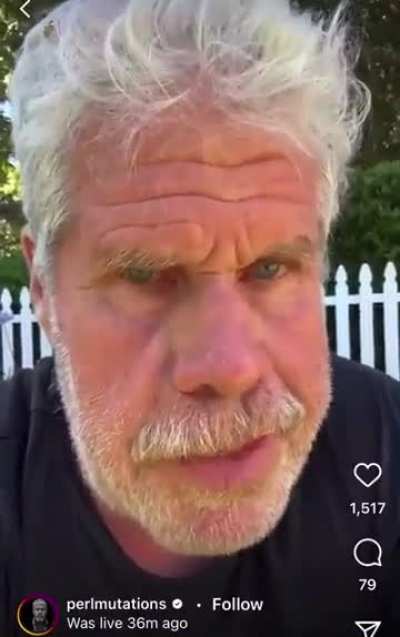 Striking actor Ron Perlman responds to studio executive who said, &ldquo;The endgame is to allow things to drag on until union members start losing their houses&rdquo;