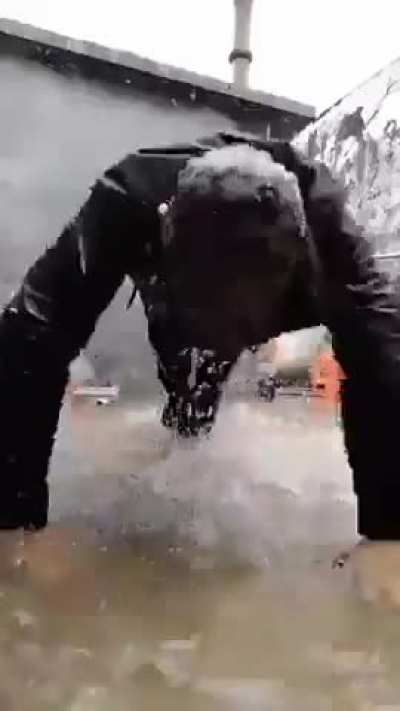 Did the water consent to that? 
