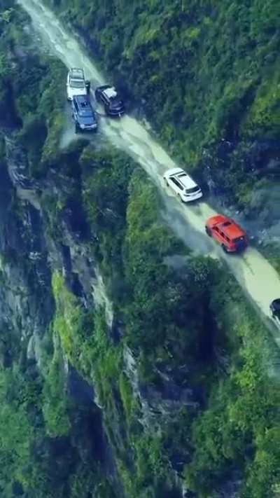 "death road" in Bolivia