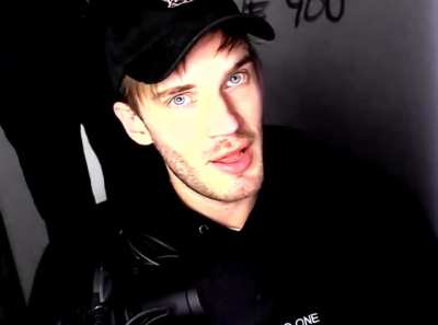 Pewdiepie looking extra sussy