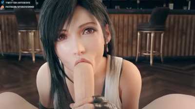 Tifa sucking dick (Shirakami) [Final Fantasy]