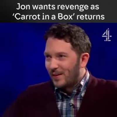 Carrot in a box. Sean Lock - the man, the myth, the legend.