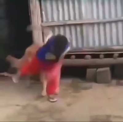 to kick the dog