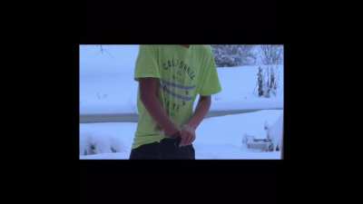 Snow in pants
