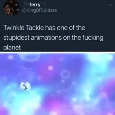 Twitter normie mocks the genius of the animation in my pokemanz ganes &amp;gt;:(