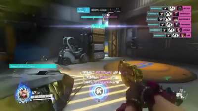 Dva bomb team kill, with a twist&hellip;