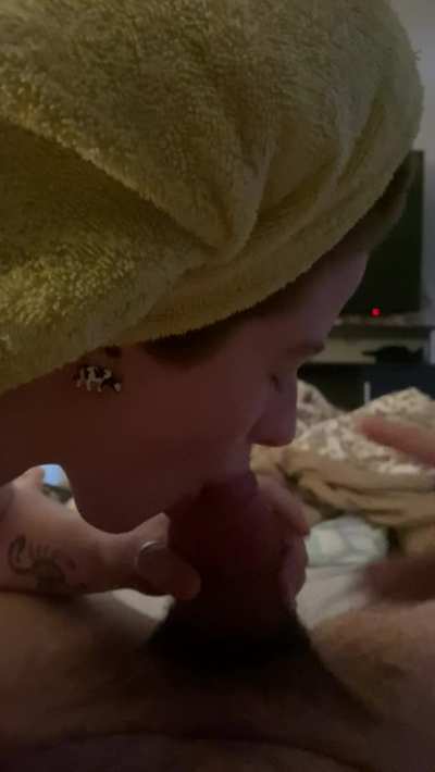 My bf only gets ruined orgasms but real men get to fill my womb. 😉 (18f)