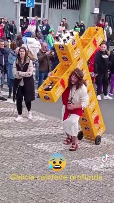 Jesucristo tomando cerveza 🍺