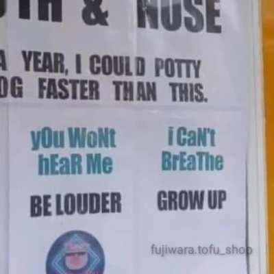 Grow up.