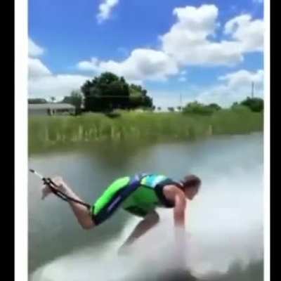Pushups on water