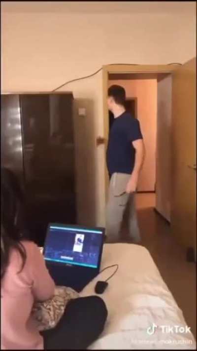Когда хочешь напугать жену
