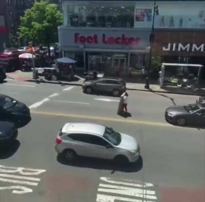 WCGW leaving the back door of an Amazon Truck wide open