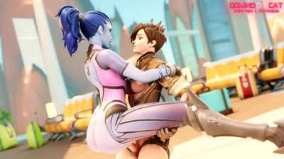 Widowmaker &amp;amp; Tracer (DominotheCat) [Overwatch]