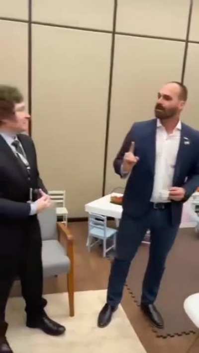 Eduardo Bolsonaro, Milei y Kast se reunieron durante la Conferencia de Acción Política Conservadora en San Pablo