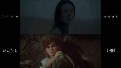 Dune (1984/2021) Side-by-side comparison; Trailer - 1 (Don't know if this has been posted before, but it still is too awesome...)