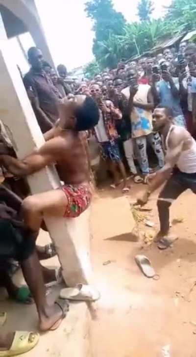 3 young men in Nigeria are flogged for bringing crystal meth into their village