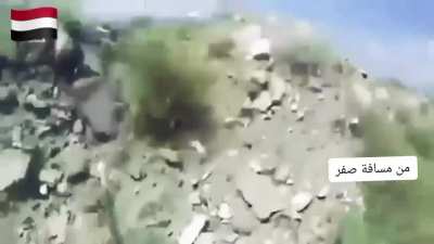 Northen Yemeni Militant Tries to Convince Saudi Border Guard to surrender, Saudi arabia, Najran Border. (Music From Source)