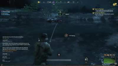 Fishing in an area way above your level
