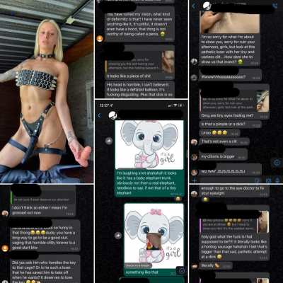 Can you imagine being humiliated by 50 MISTRESS? a dream come true right? If you want the humiliation service, just answer ME GODDESS PLEASE
