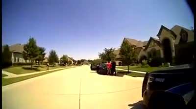 Man arrested for....doing exactly what he was told