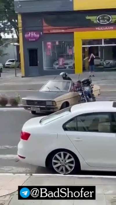 Driving around town