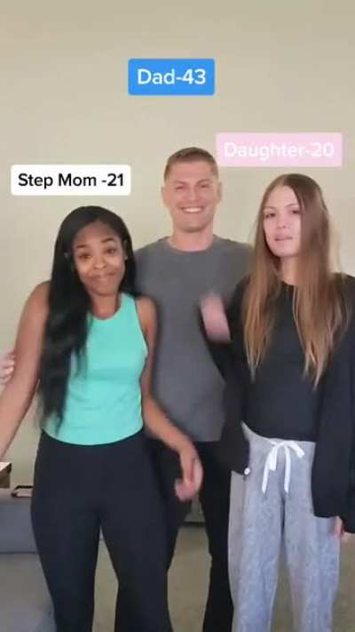 Three people, different ages.