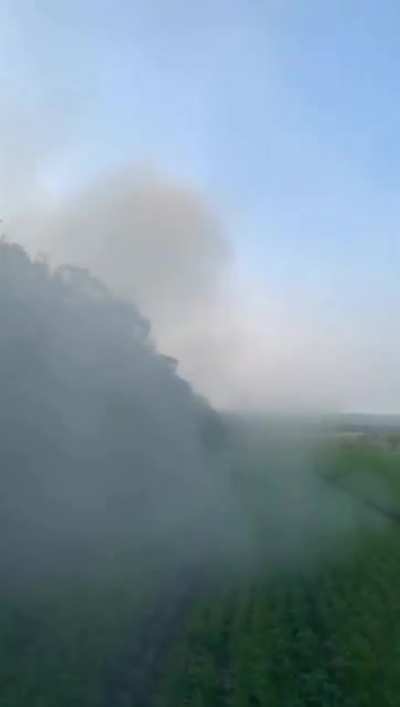 Ukrainian fighters destroyed an Orlan-10 with the help of the Polish MANPADS "Perun"
