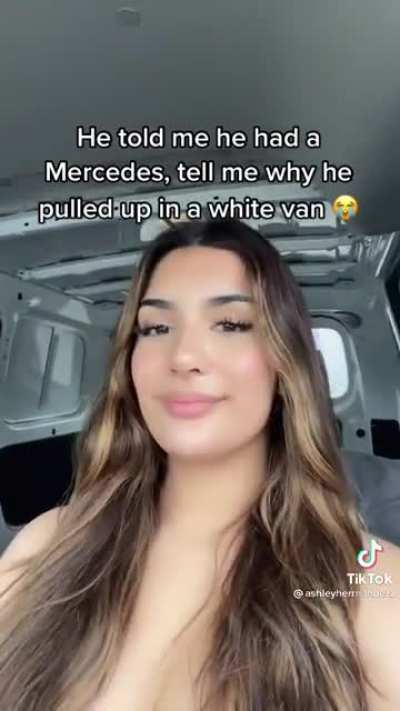 When he drives a Mercedes