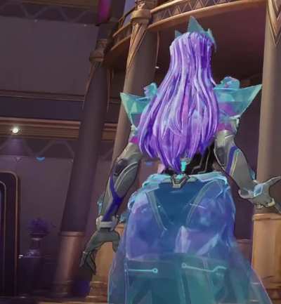 Emma frost in her new 2099 skin [Marvel Rivals]