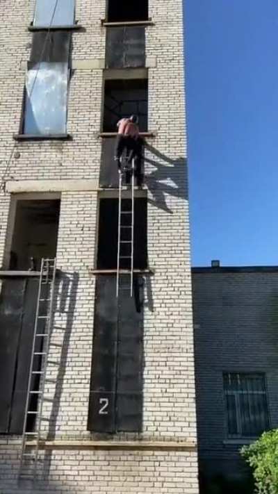 Faster than taking the elevator