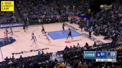 [Highlight] Jaren Jackson get put on a poster by Tobias Harris