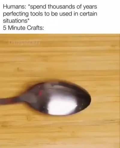 Ugh I hate when I have to make a spoon out of a spoon when it doesn&rsquo;t work.