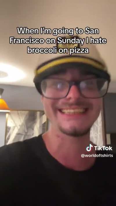 Broccoli on pizza is a crime against food