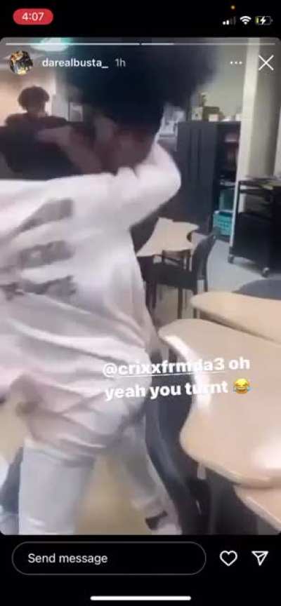 ik damn well this nigga ain’t headbutt him