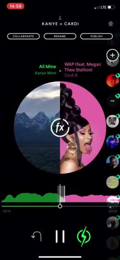 Kanye &mdash;&amp;gt; Cardi B &amp;amp; Megan Thee Stallion