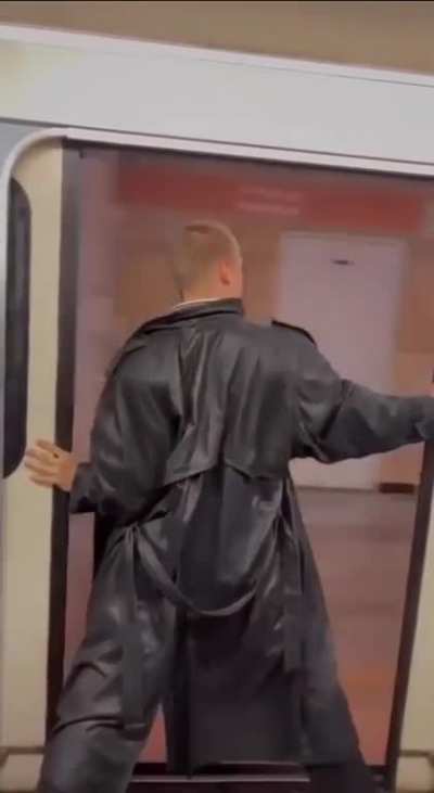 He thinks he's Neo from the Matrix
