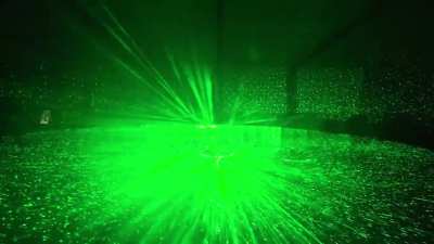 These guys made an amazing lazer show with some lazers and mirrors