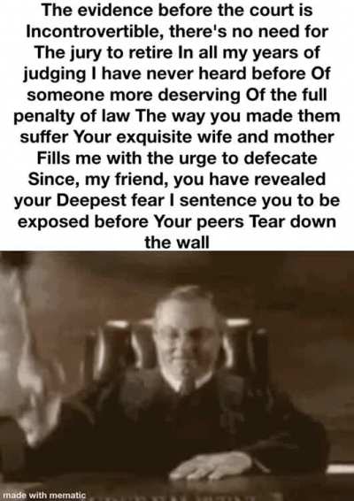 Tear down the wall