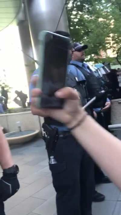 Cops remove badges minutes before assault